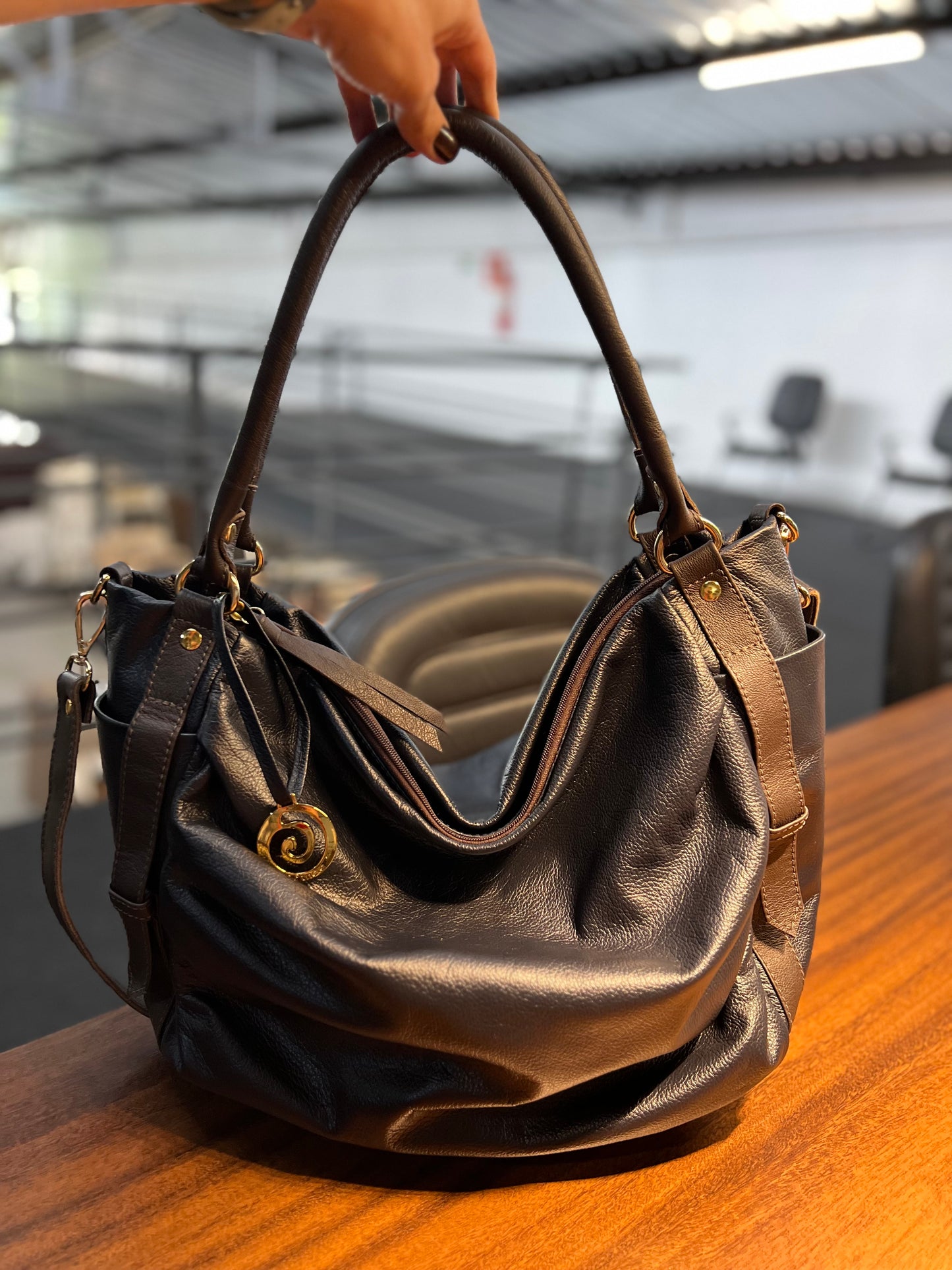 Sacola Lica | Em couro legítimo premium