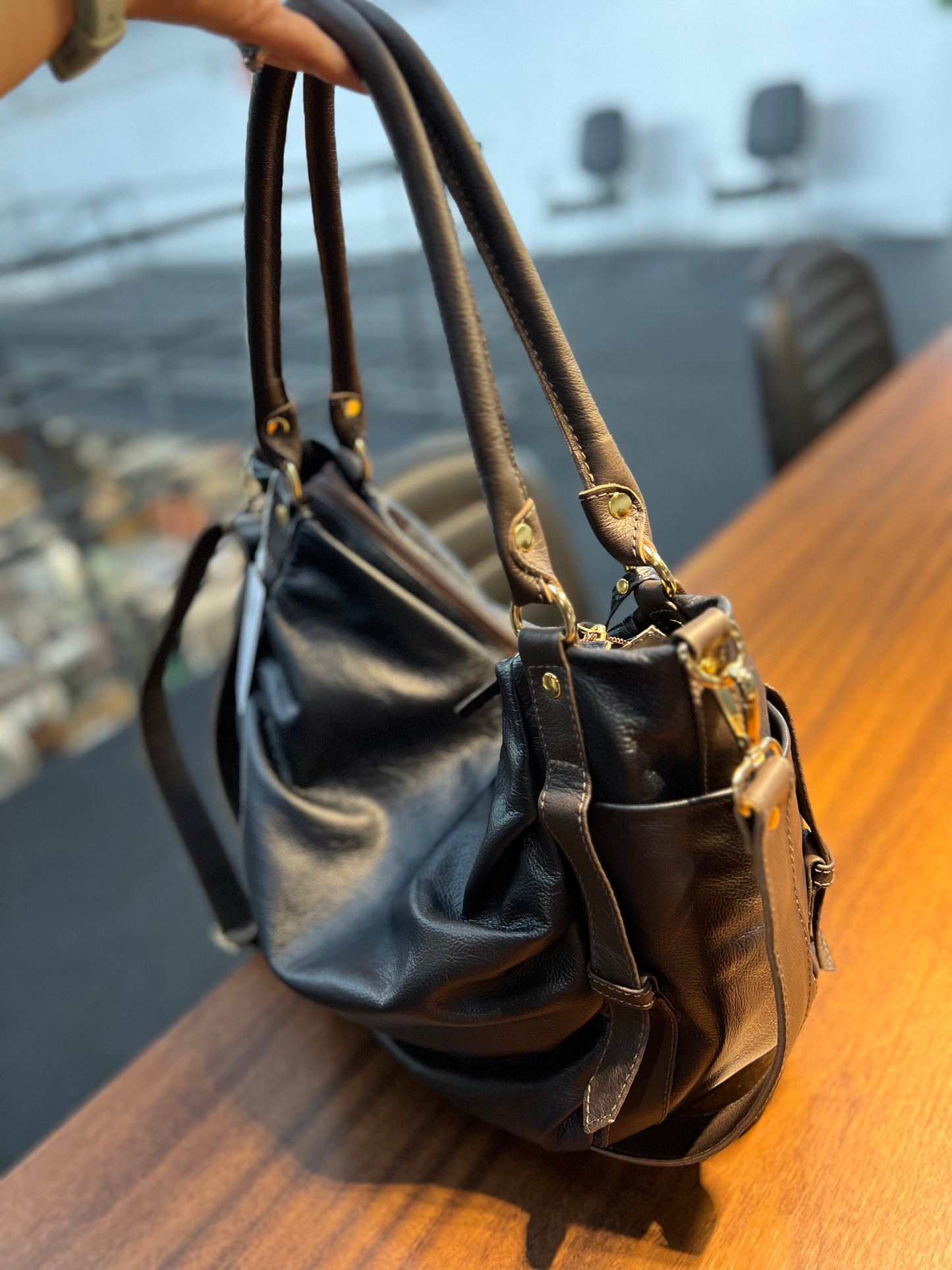 Sacola Lica | Em couro legítimo premium