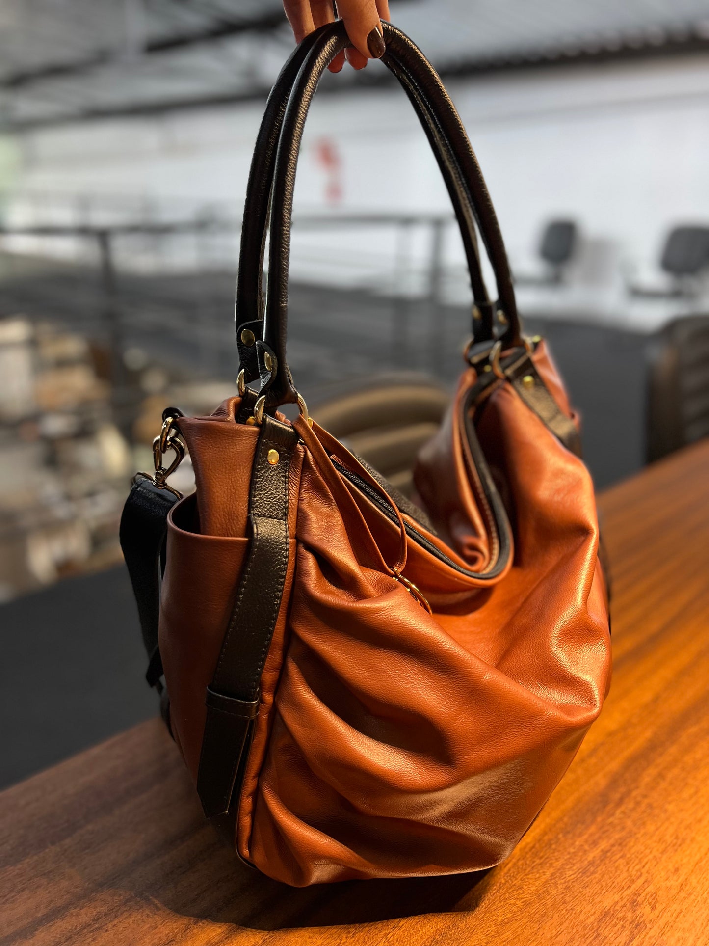 Sacola Lica | Em couro legítimo premium