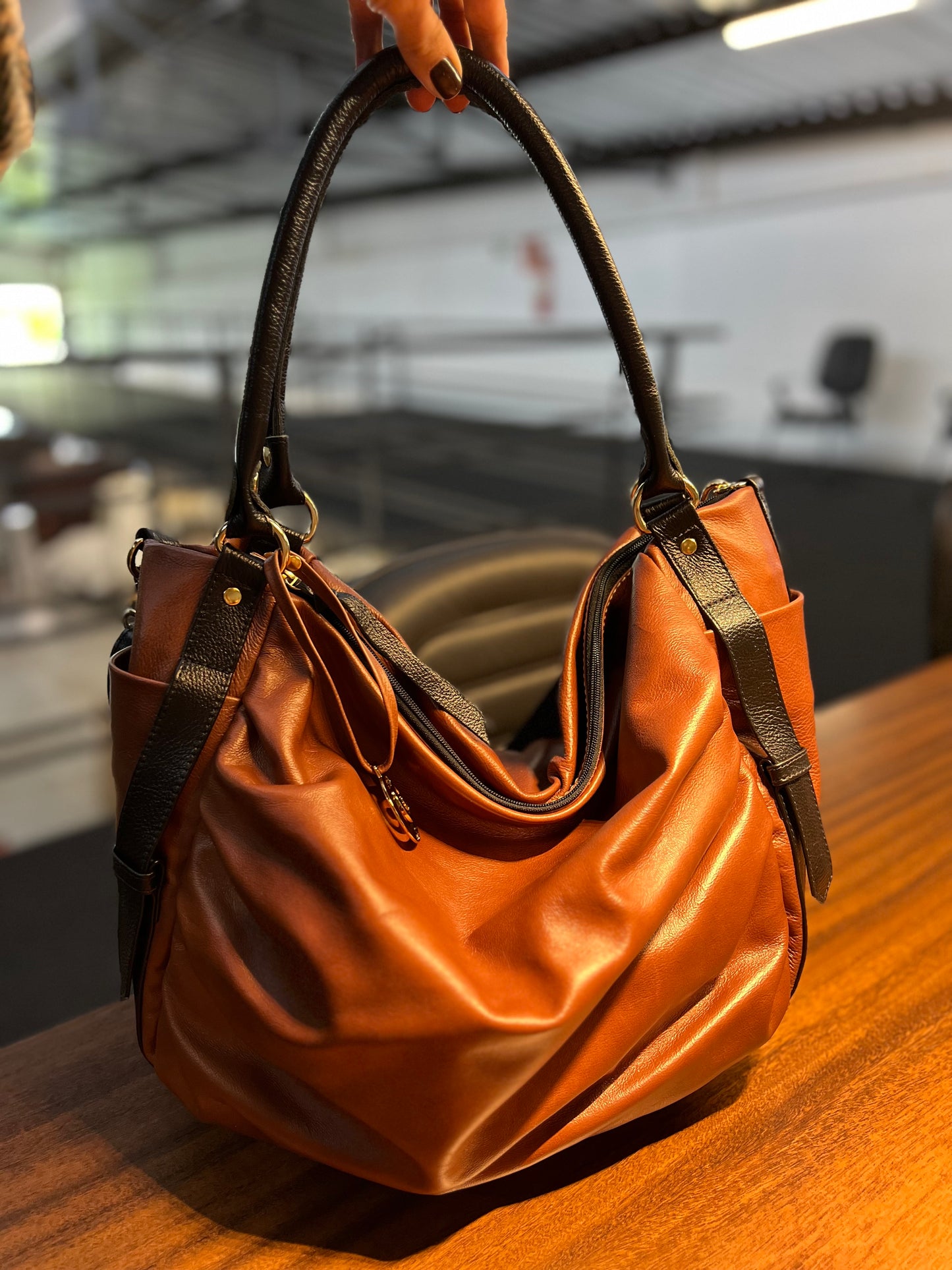 Sacola Lica | Em couro legítimo premium