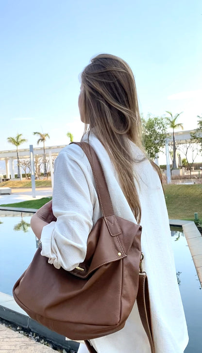 Bolsa Avah | Em couro legítimo premium