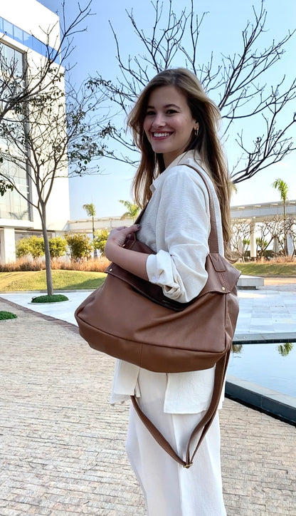 Bolsa Avah | Em couro legítimo premium