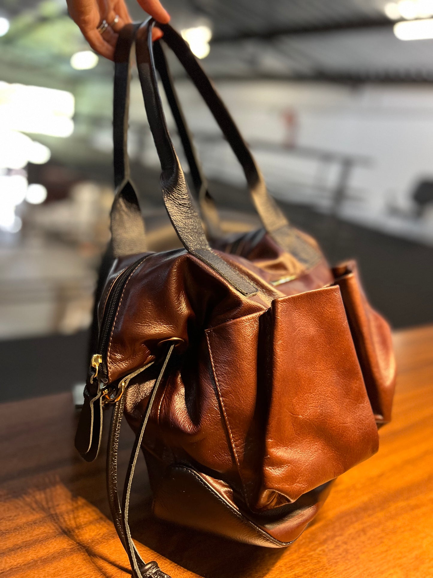 Bolsa Angélica | Em couro legítimo premium