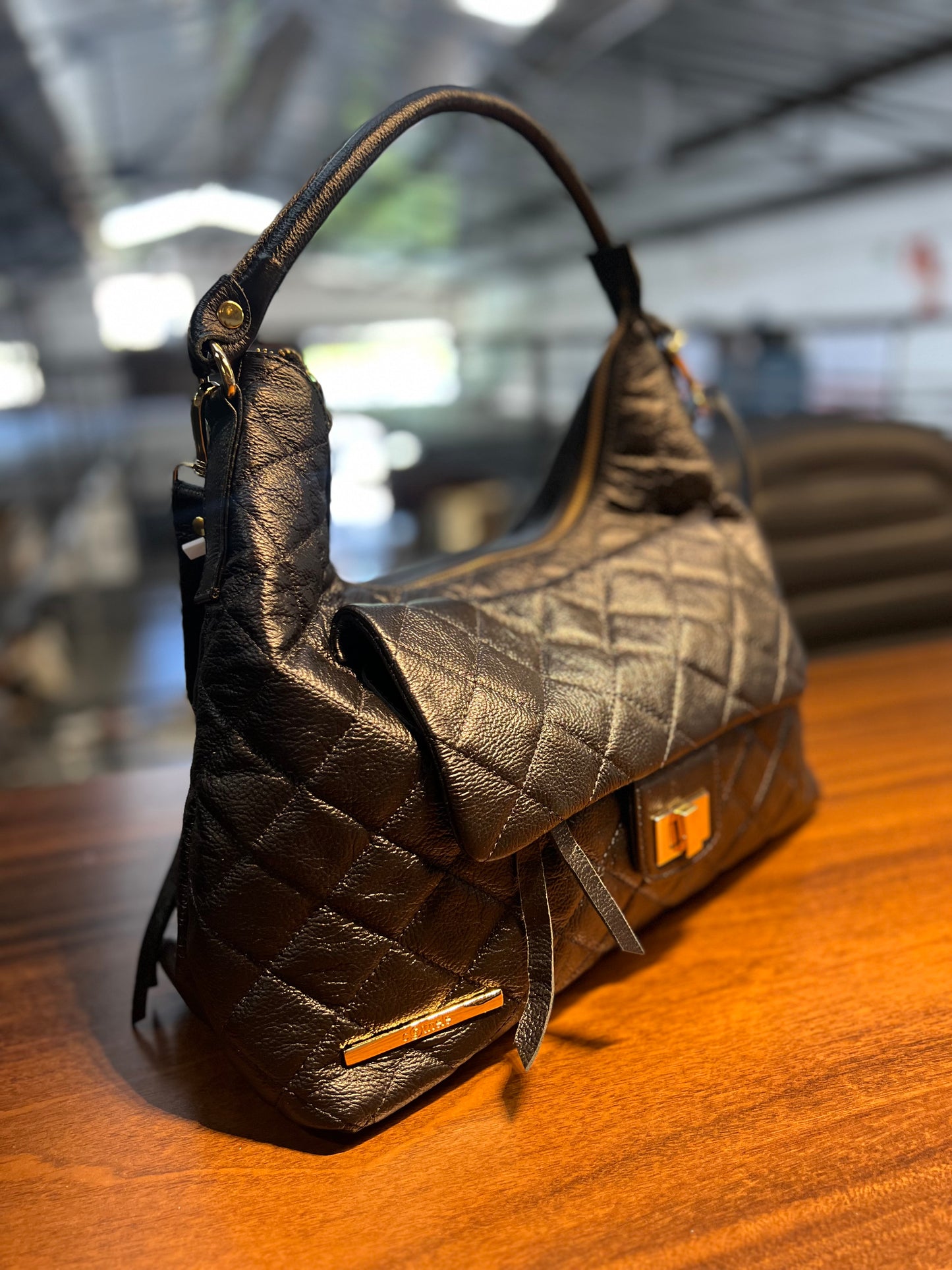 Bolsa Eduarda | Em couro legítimo premium