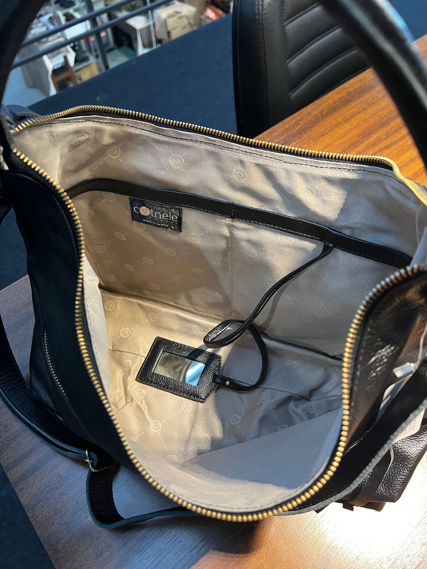 Bolsa Eduarda | Em couro legítimo premium