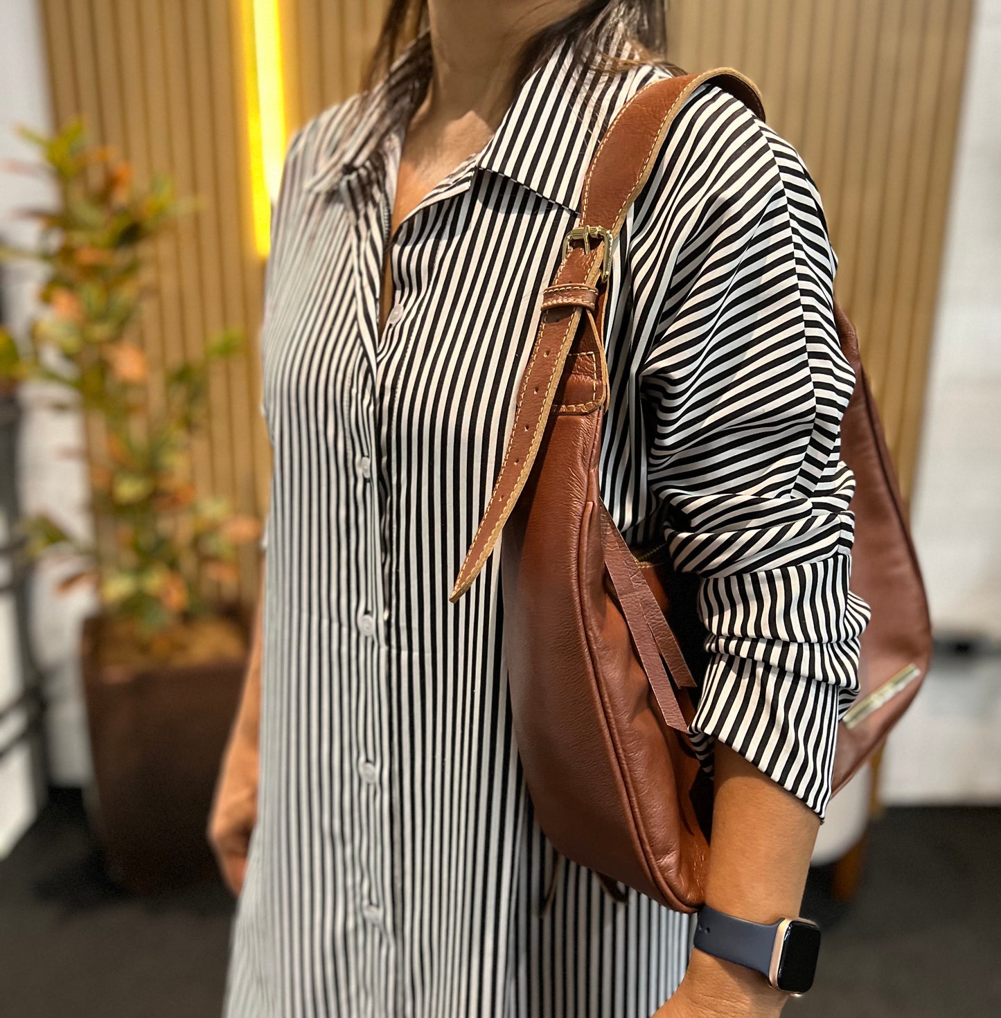 Bolsa Bruna | Em couro legítimo premium