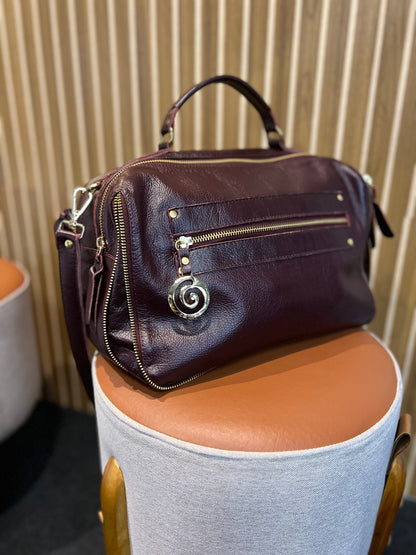 Bolsa Virgínia | Em couro legítimo premium