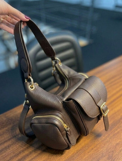 Bolsa Malu | Em couro legítimo premium