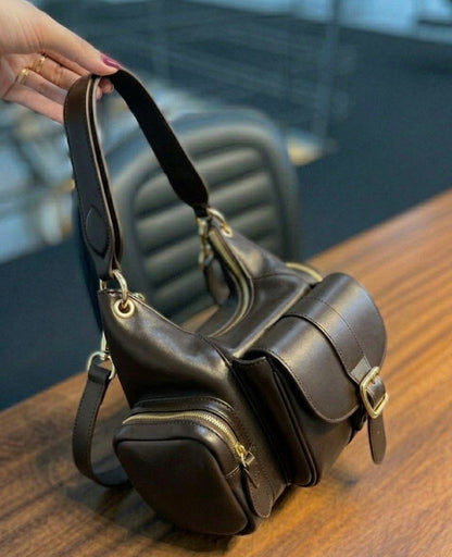 Bolsa Malu | Em couro legítimo premium
