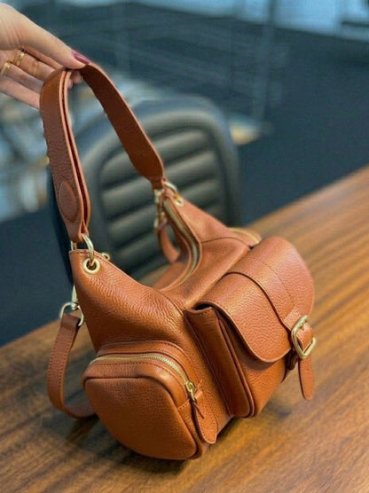 Bolsa Malu | Em couro legítimo premium