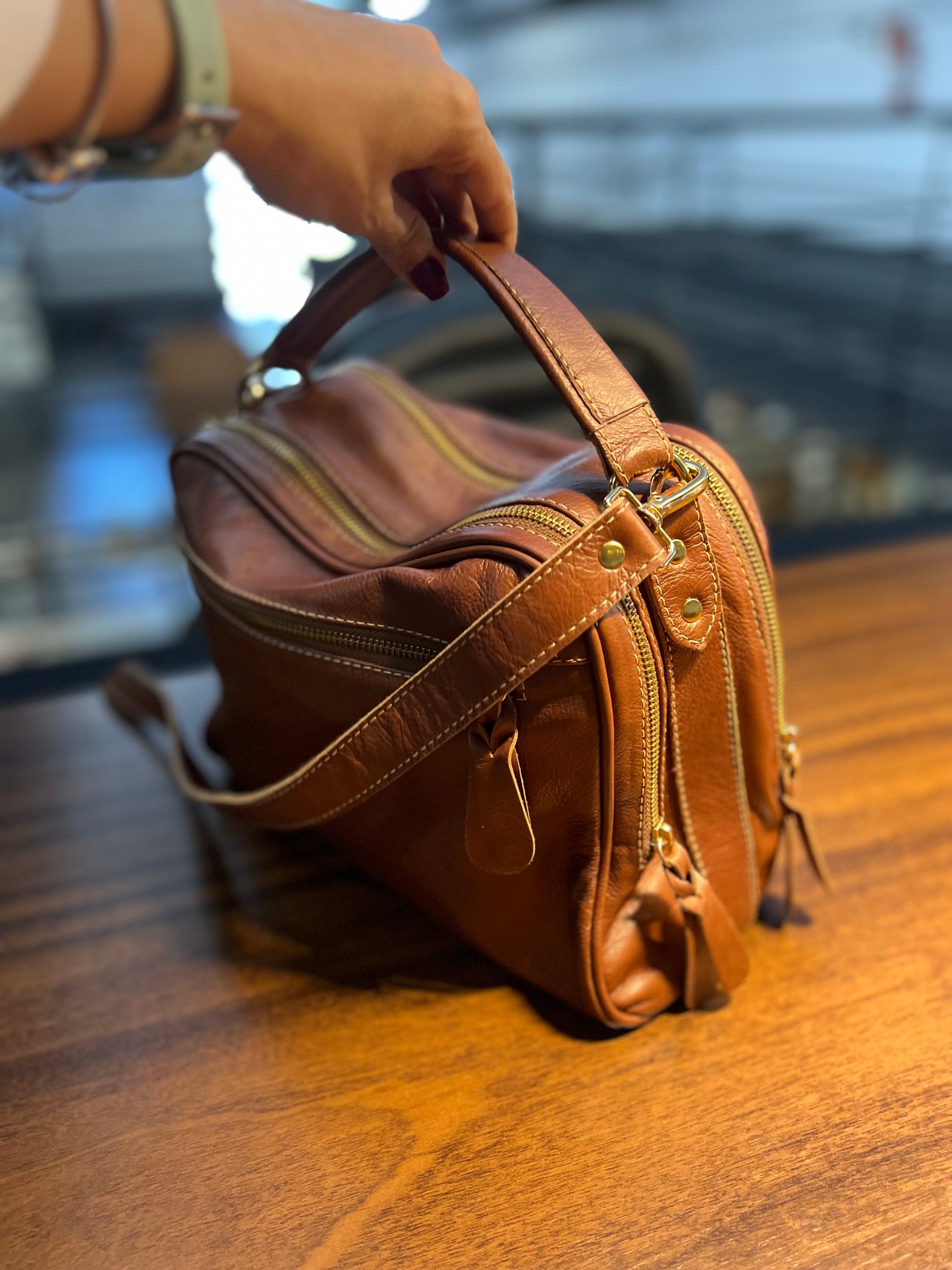 Bolsa Clarice | Em couro legítimo premium