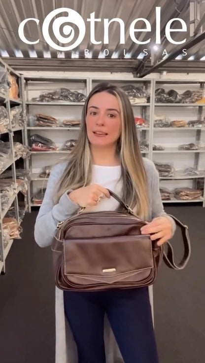 Bolsa Helena | Em couro legítimo premium