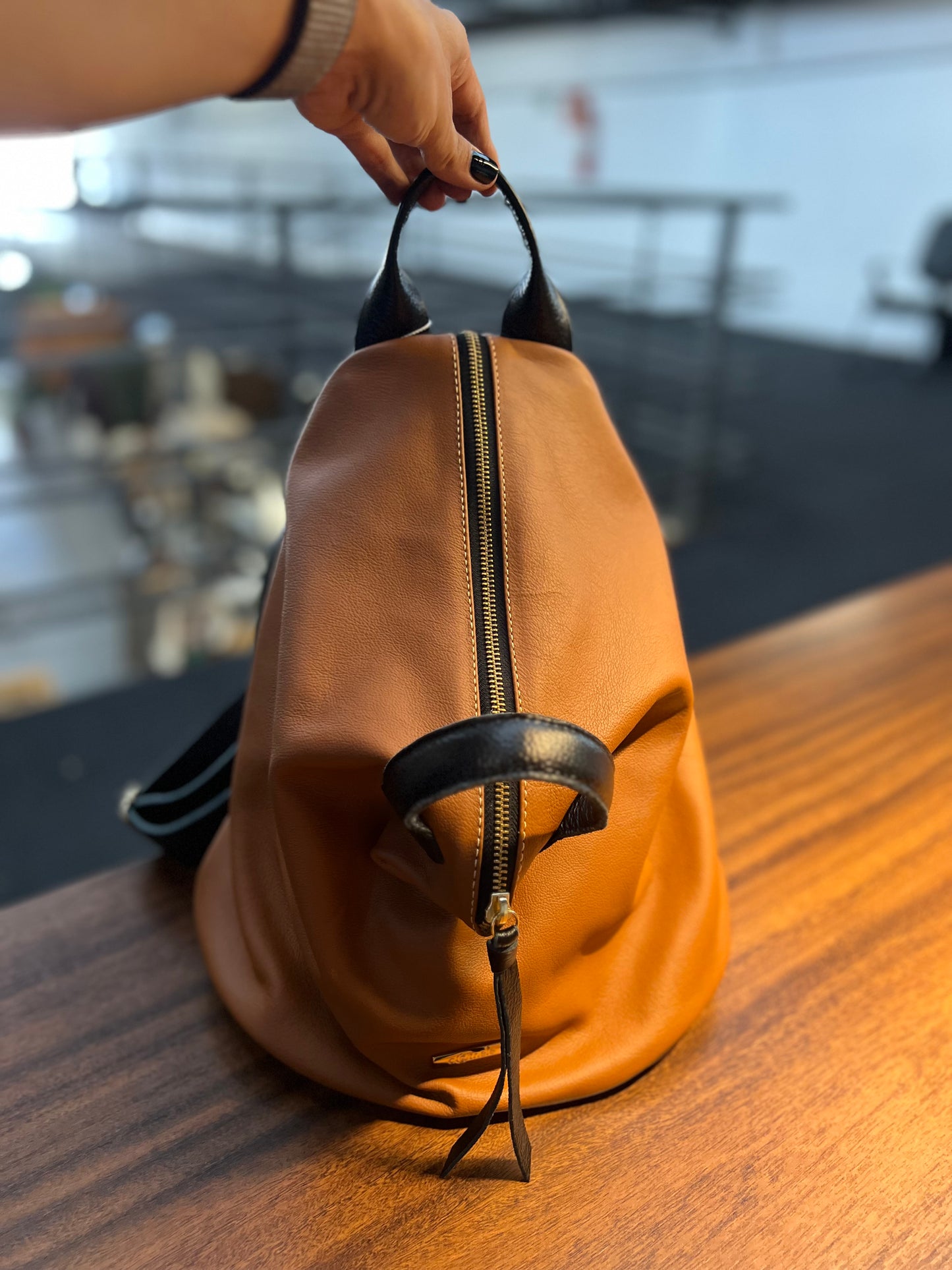 Mochila Maitê | Em couro legítimo premium