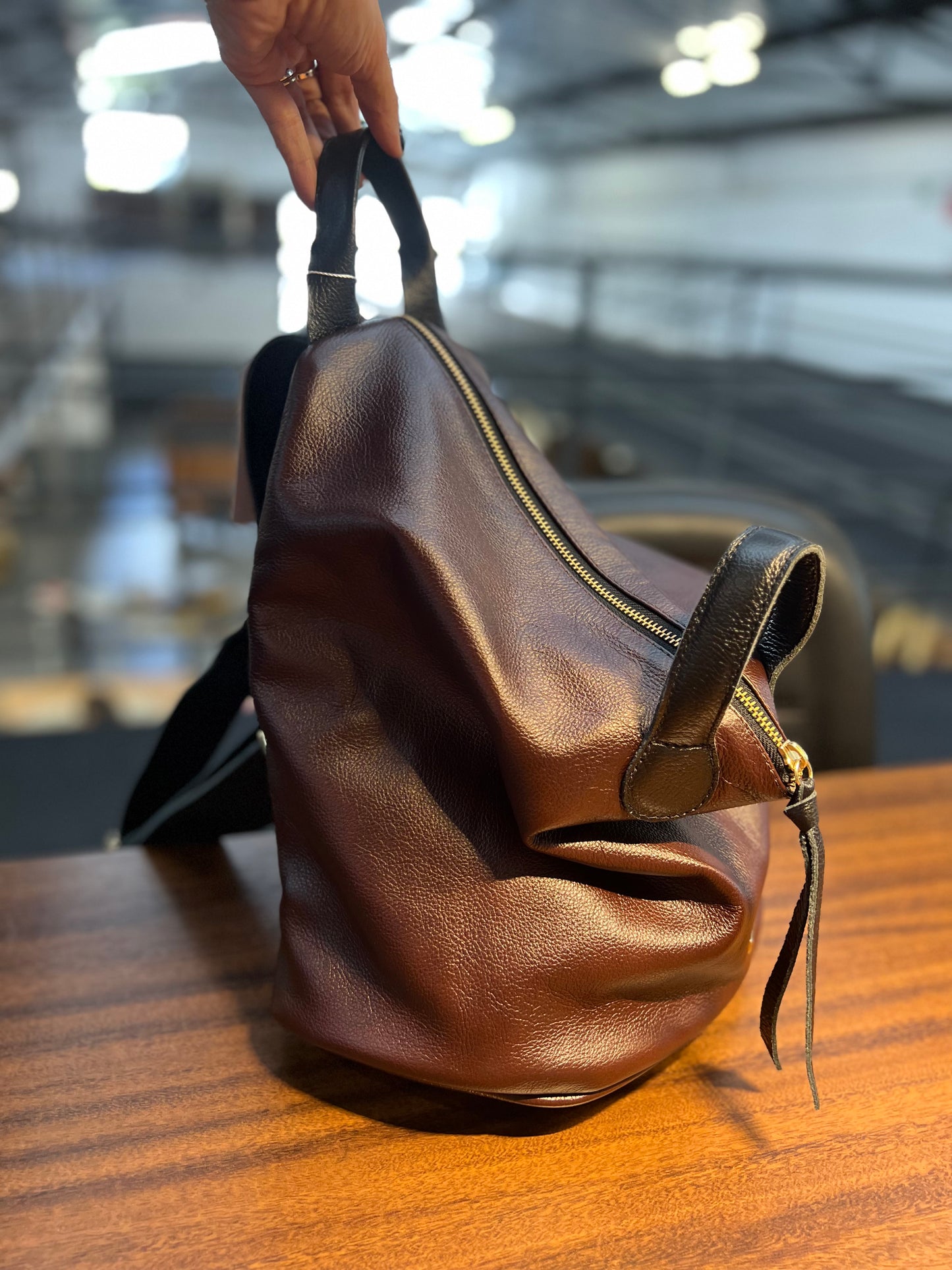 Mochila Maitê | Em couro legítimo premium