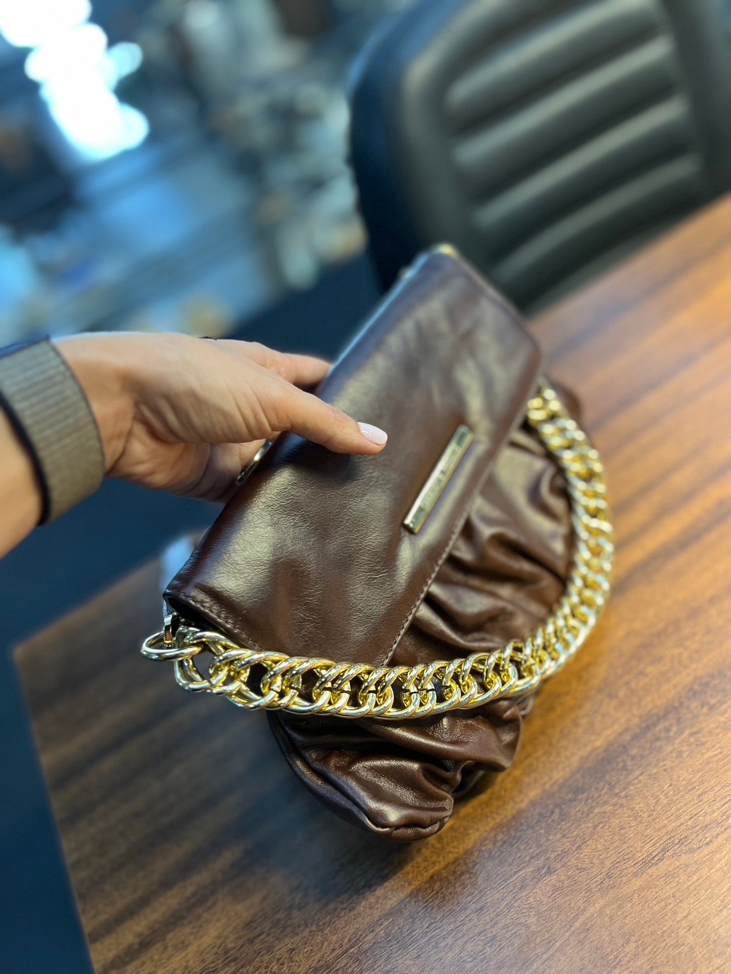 Bolsa Alícia | Em couro legítimo premium