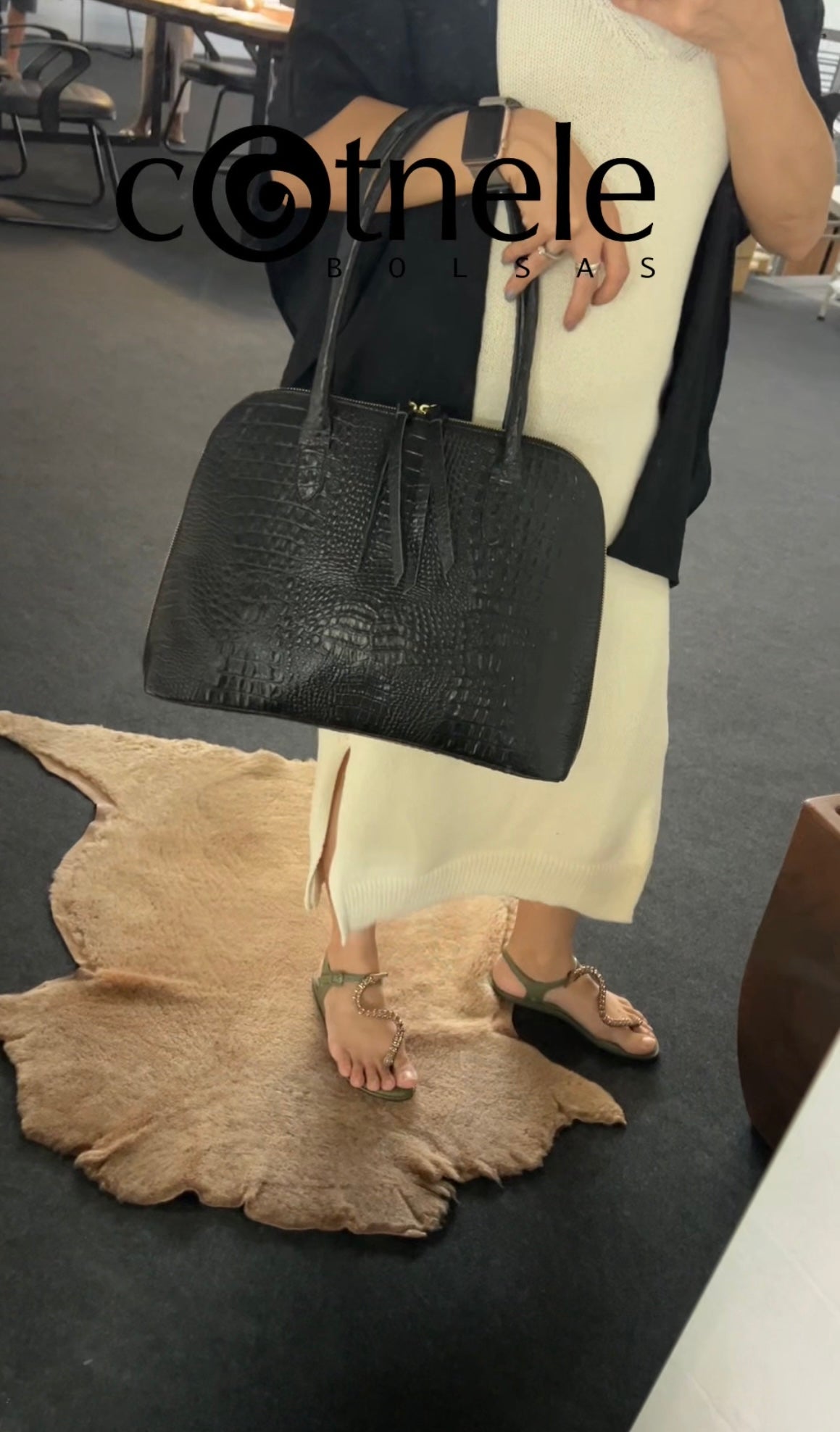 Bolsa Jacira | Em couro legítimo premium