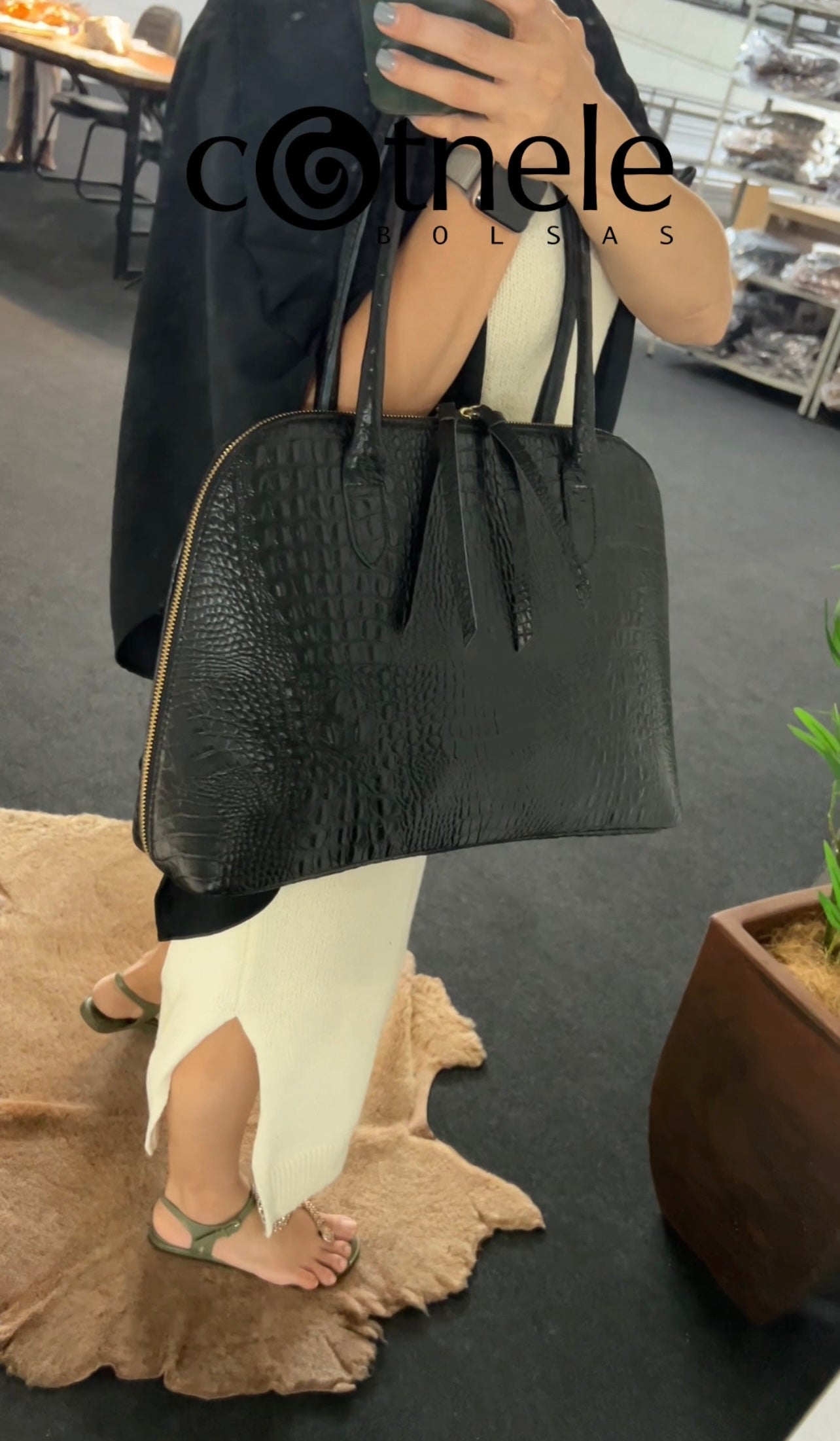 Bolsa Jacira | Em couro legítimo premium