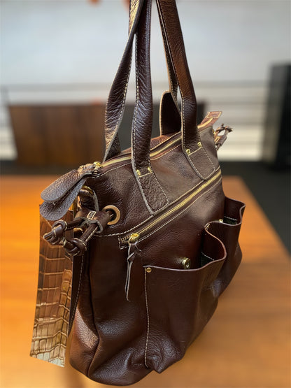 Bolsa Gabi | Em couro legítimo premium