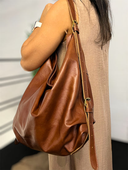 Bolsa Ágda | Em couro legítimo premium