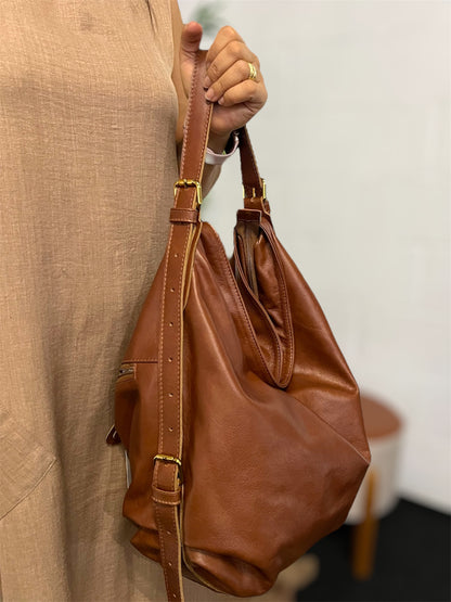 Bolsa Ágda | Em couro legítimo premium