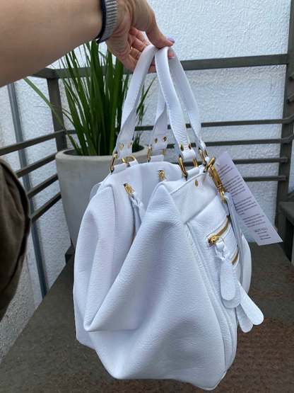 Bolsa Megan |  | Em couro legítimo premium