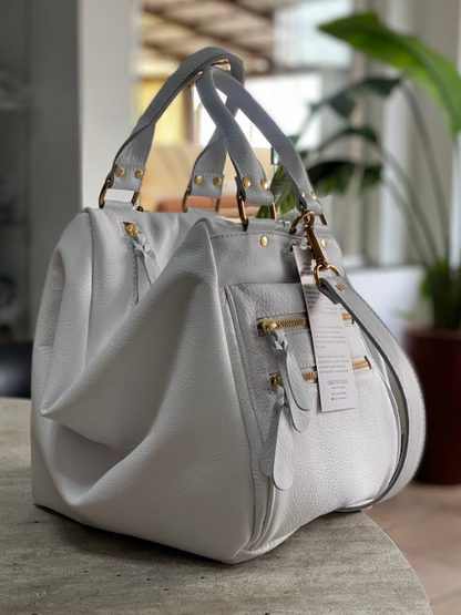 Bolsa Megan |  | Em couro legítimo premium