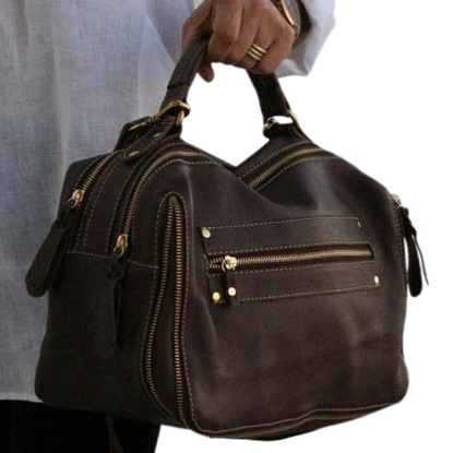 Bolsa Virgínia | Em couro legítimo premium