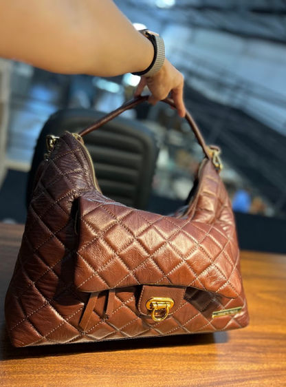 Bolsa Eduarda | Em couro legítimo premium
