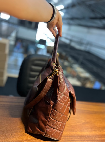 Bolsa Eduarda | Em couro legítimo premium