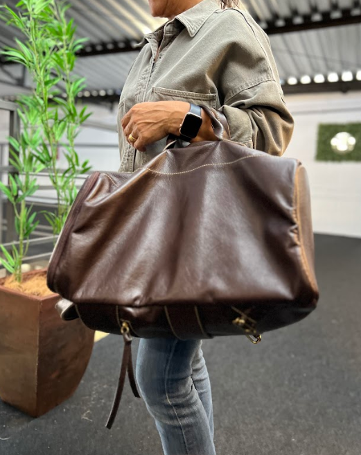 Mala Mochila Jéssica | Em couro legítimo premium
