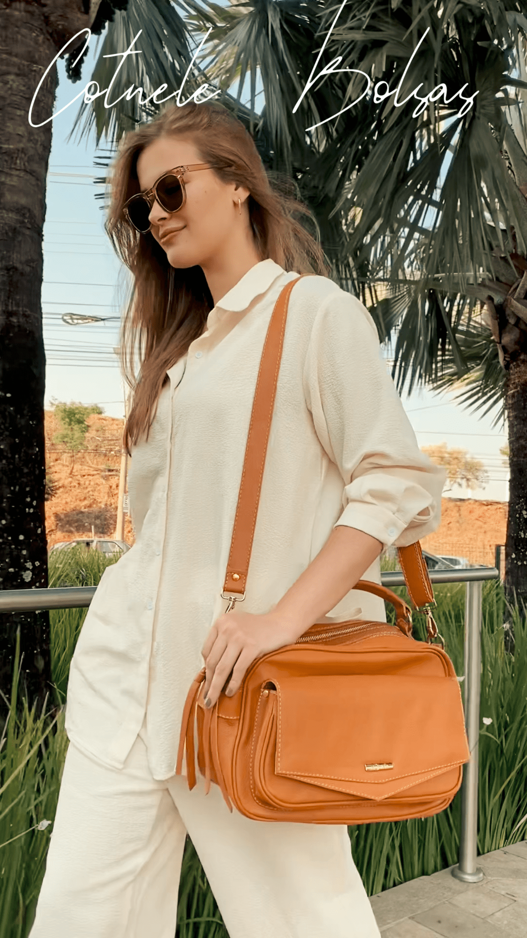 Bolsa Helena | Em couro legítimo premium