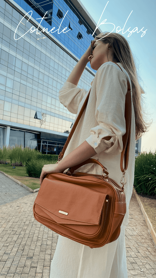 Bolsa Helena | Em couro legítimo premium