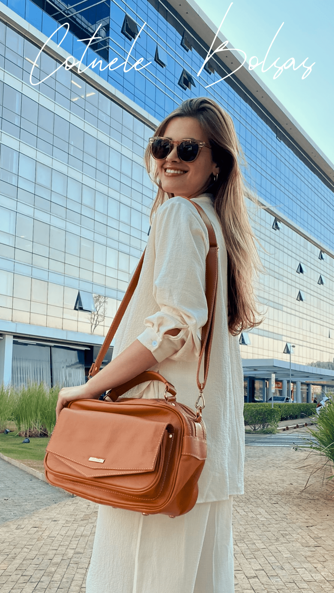 Bolsa Helena | Em couro legítimo premium