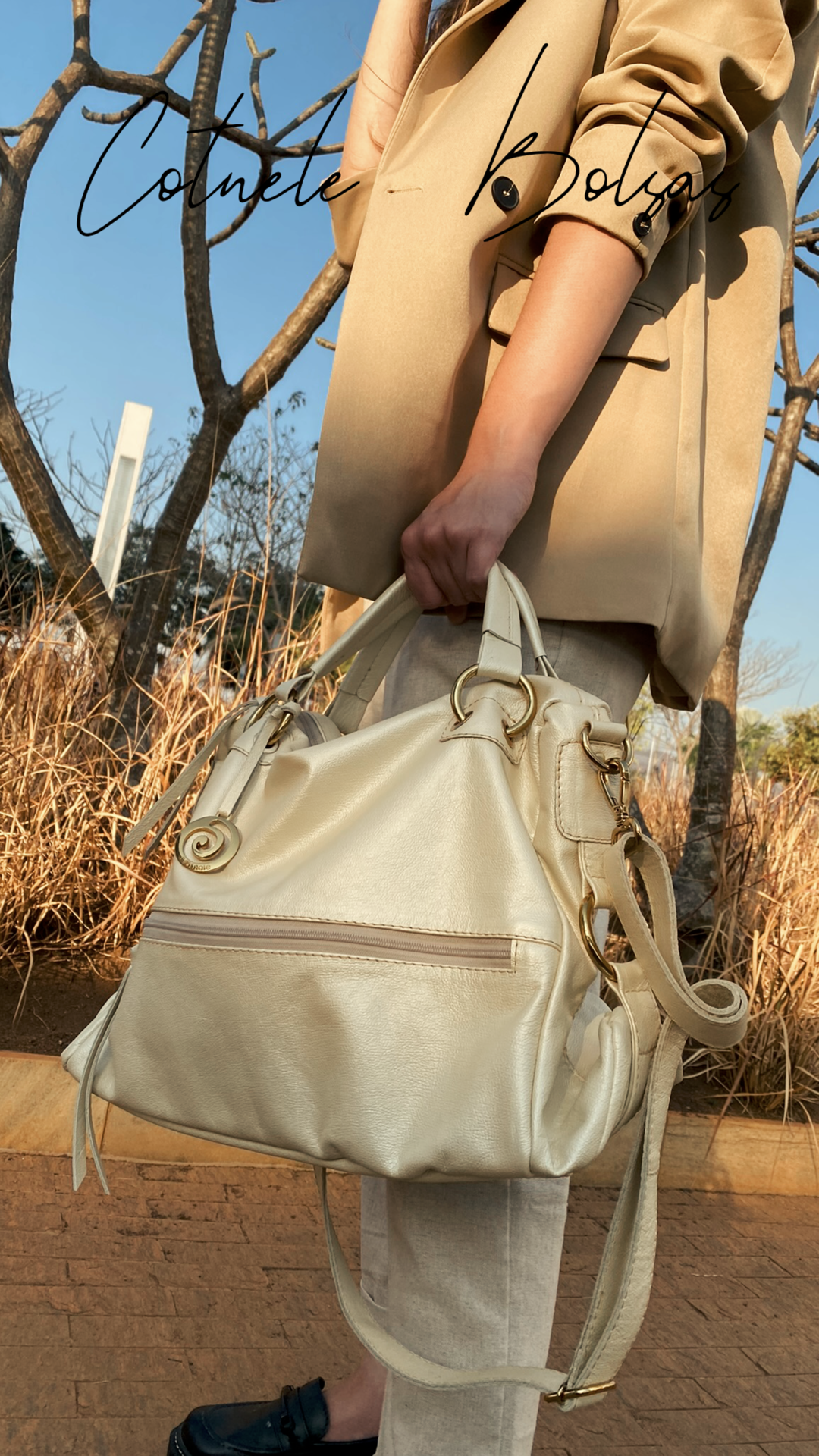 Bolsa Dani | Em couro legítimo premium