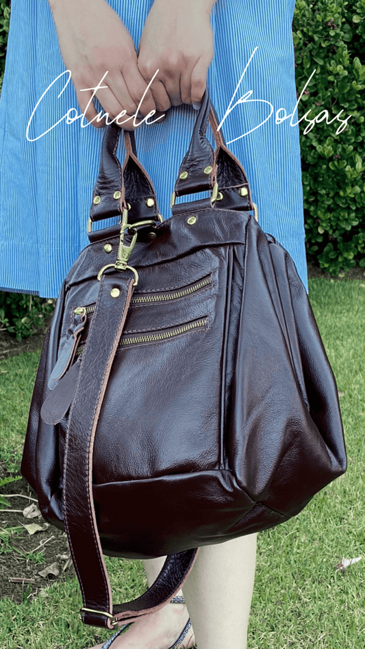 Bolsa Megan |  | Em couro legítimo premium