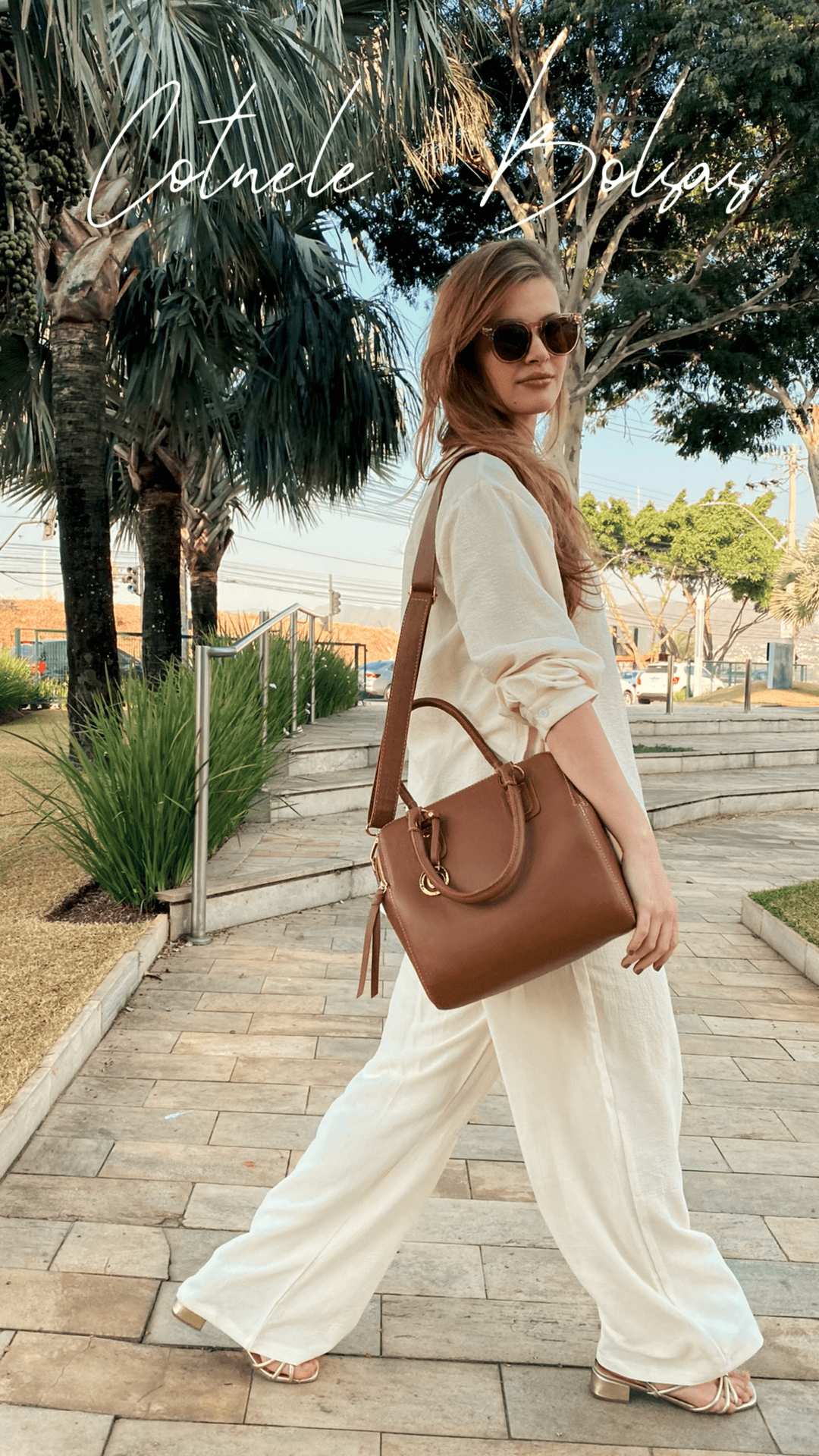 Bolsa Olívia | Em couro legítimo premium