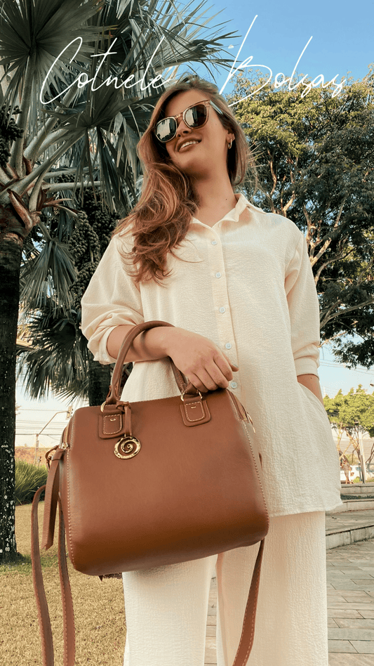 Bolsa Olívia | Em couro legítimo premium