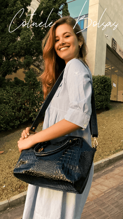 Bolsa Priscila | Em couro legítimo premium