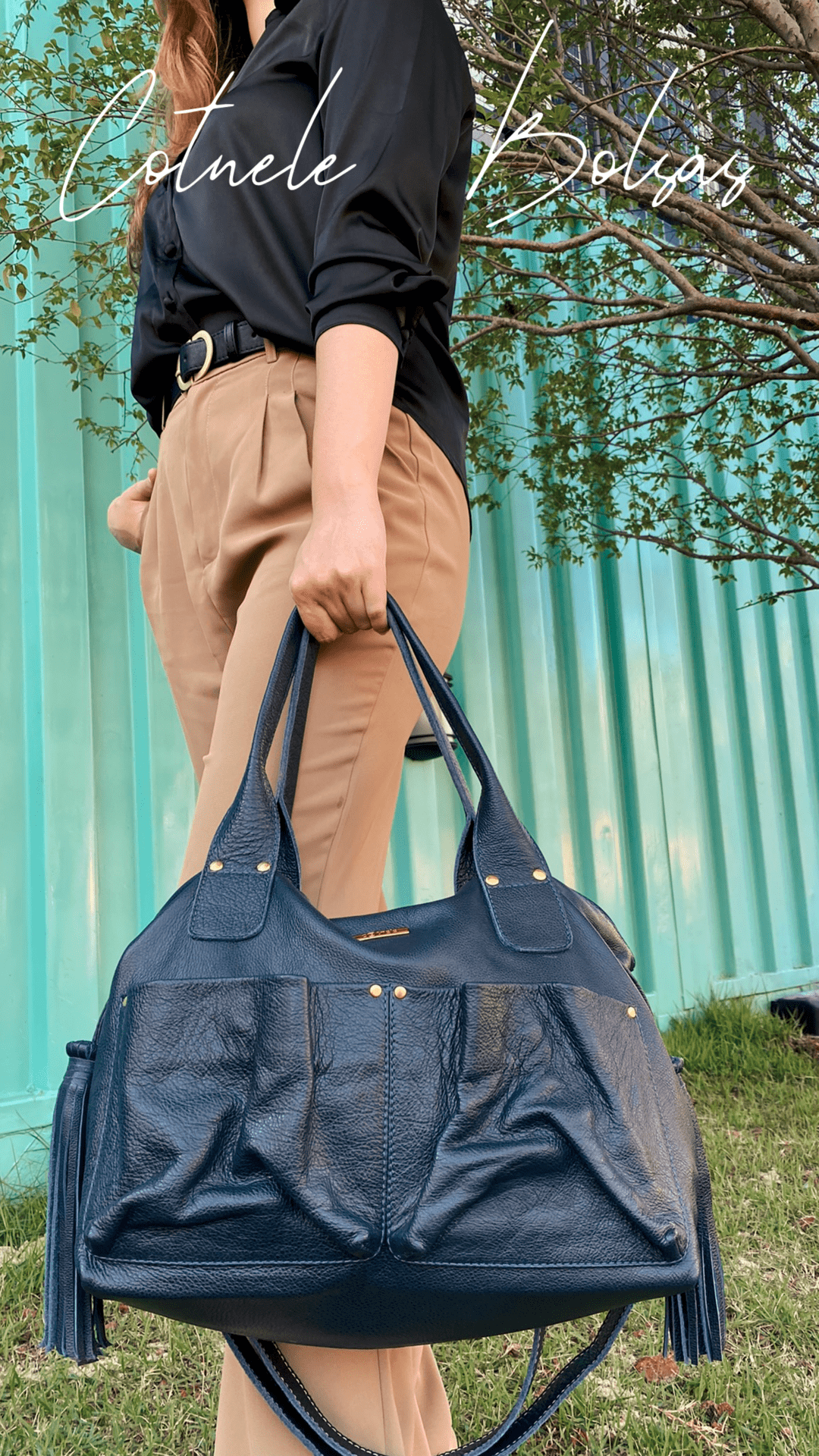 Bolsa Lavínia | Em couro legítimo premium