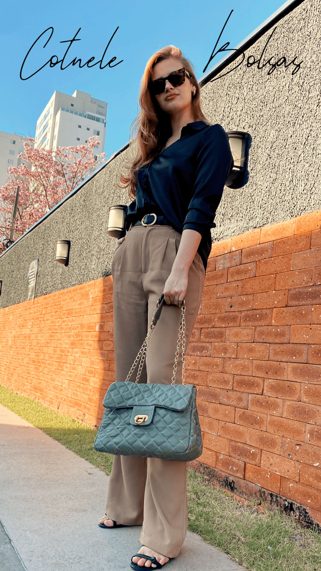 Bolsa Laís | Em couro legítimo premium