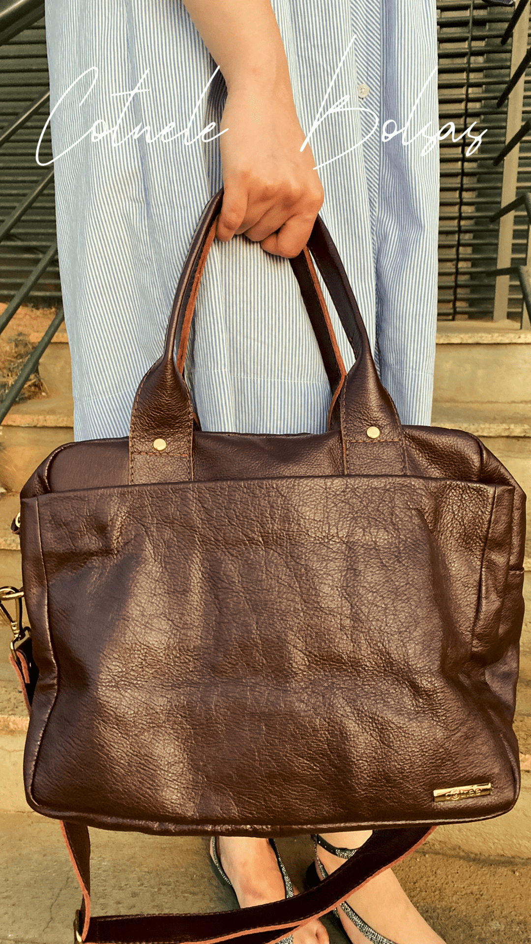 Bolsa Giovana | Em couro legítimo premium