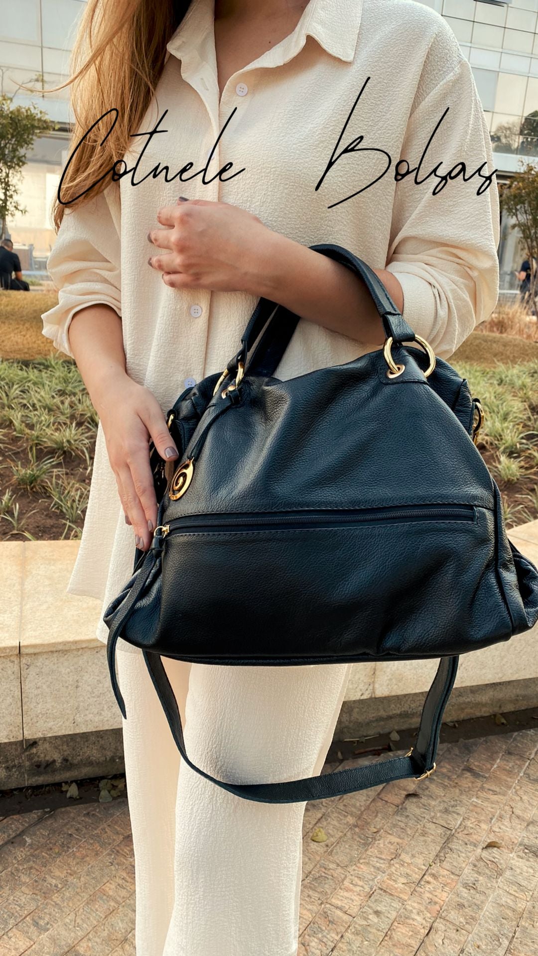 Bolsa Dani | Em couro legítimo premium