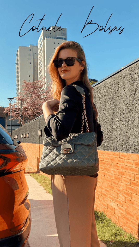 Bolsa Laís | Em couro legítimo premium