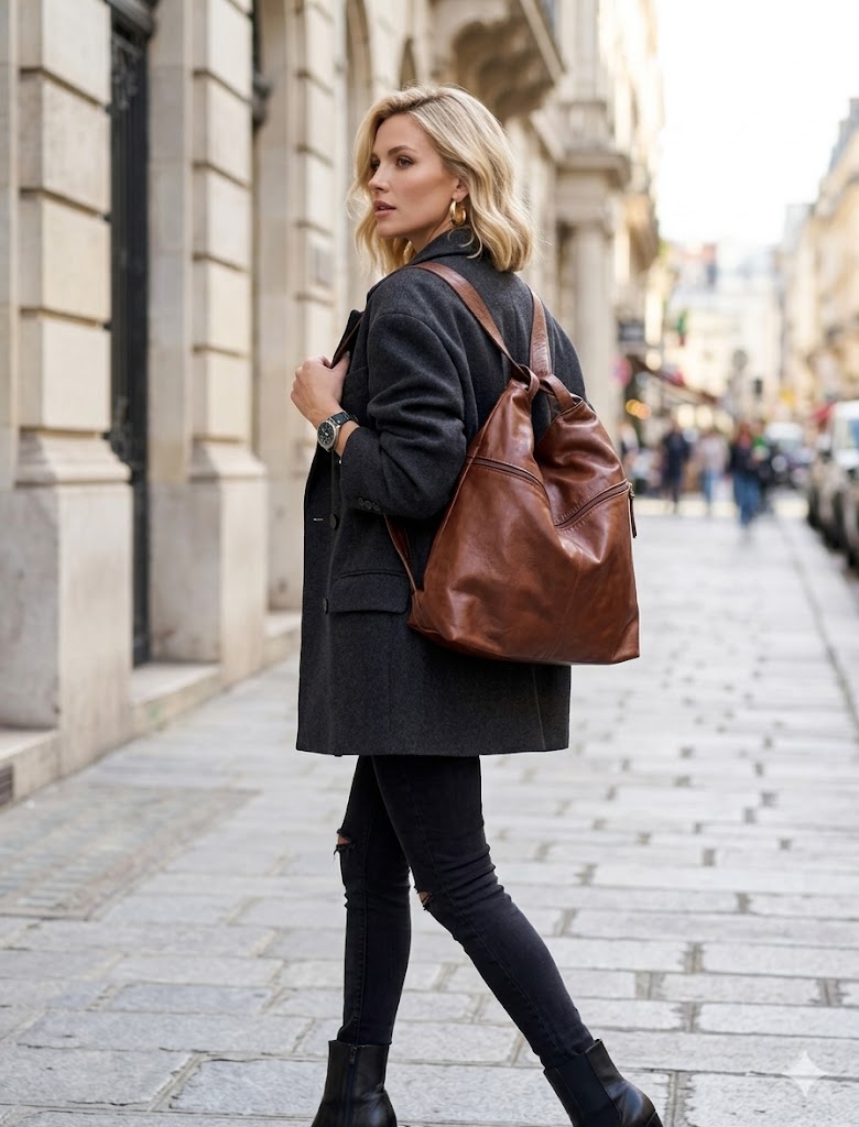 Bolsa Monica | Em couro legítimo premium