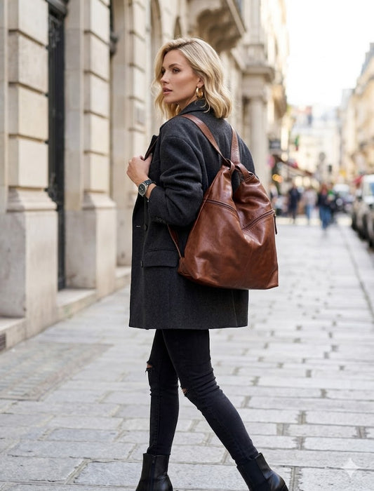 Bolsa Monica | Em couro legítimo premium