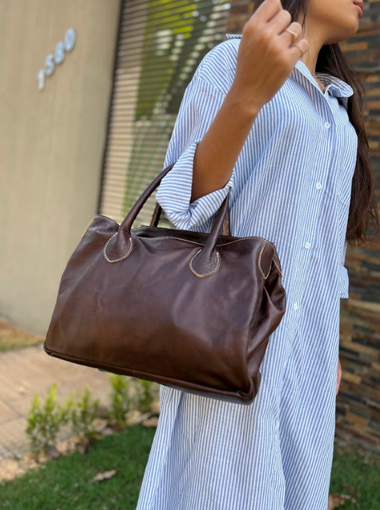 Bolsa Melinda | Em couro legítimo premium