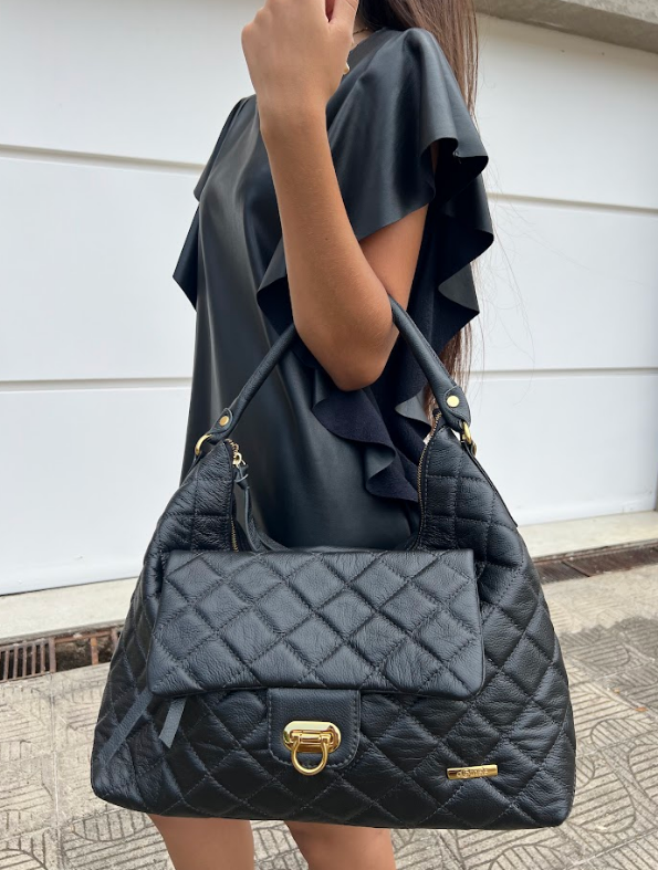 Bolsa Eduarda | Em couro legítimo premium
