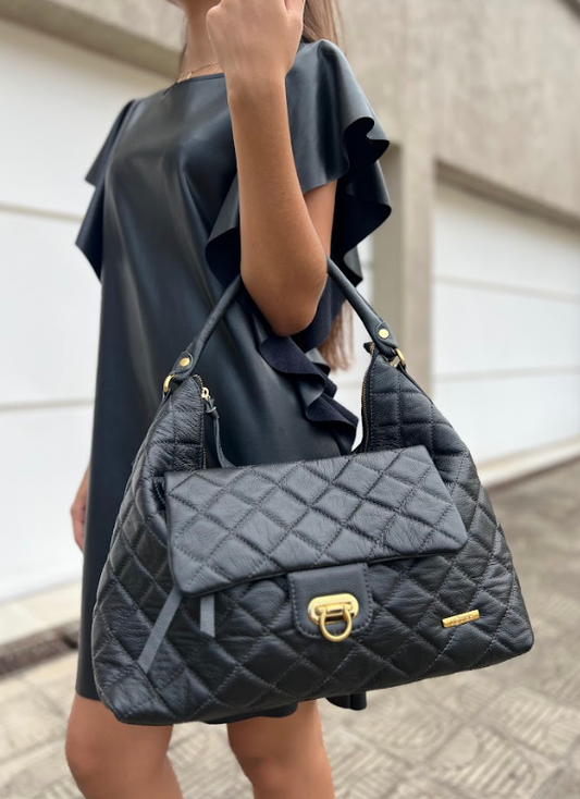 Bolsa Eduarda | Em couro legítimo premium