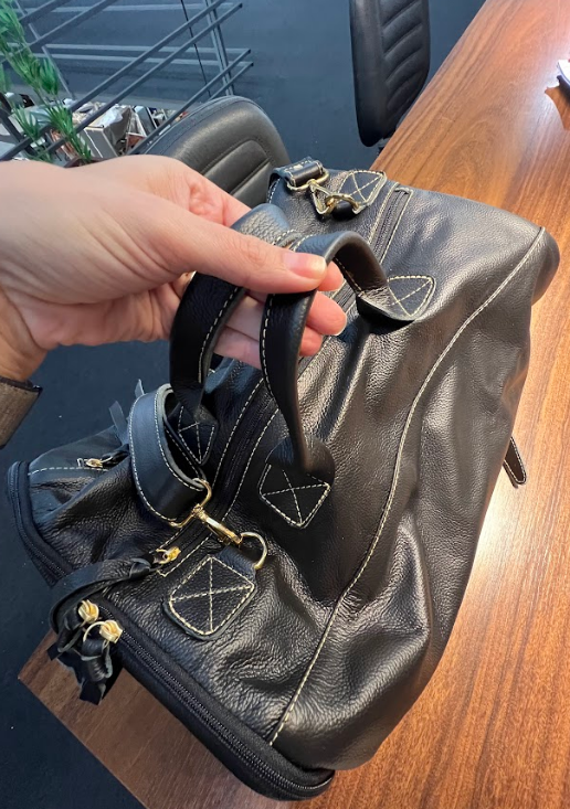 Mala Mochila Jéssica | Em couro legítimo premium