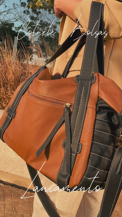 Bolsa Tonia | Em couro legítimo premium